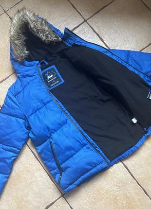 Reserved теплая зимняя куртка мальчишку р. 152 б/в2 фото