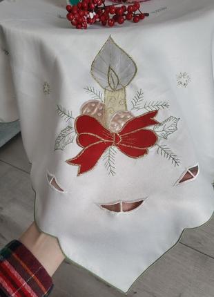 Новогодняя рождественская скатерть