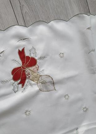 Новогодняя рождественская скатерть