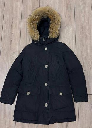 Женская пуховая куртка парка зимняя woolrich m3 фото