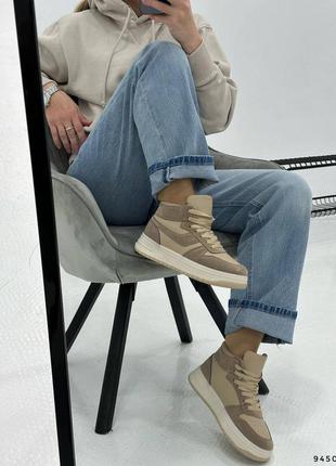 Модные женские зимние высокие кроссовки7 фото