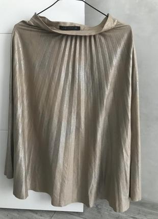 Базовая юбка плиссе zara2 фото