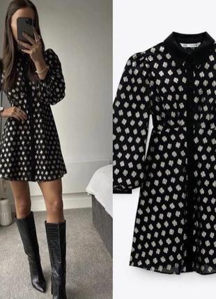 Шикарне святкове нарядне плаття, сукня бренду zara