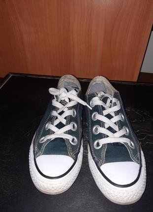 Черные с белым кеды кроссовки converse all star2 фото