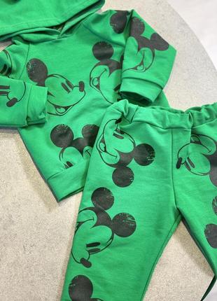 Зеленый детский костюм mickey mouse микки маус мики маус3 фото