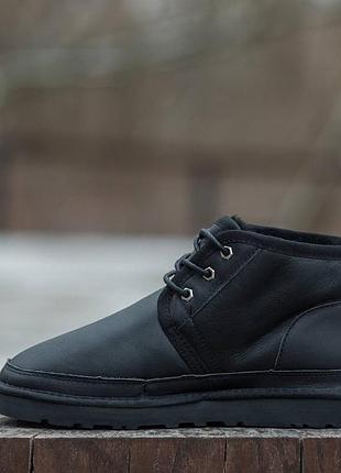 Женские угги ugg neumel black leather