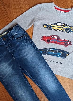 Реглан m&co + джинси denim co на 4-5 років