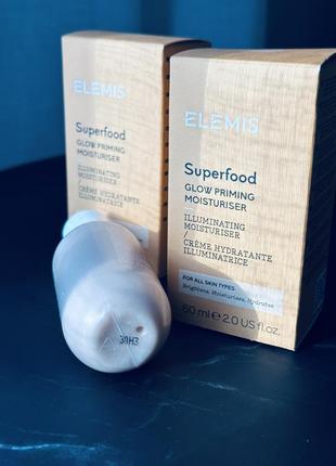 Elemis superfood glow priming moisturiser сияющий увлажняющий праймер4 фото