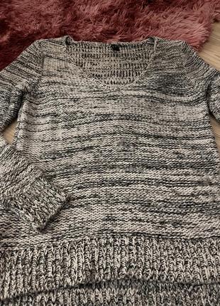 Вязаный свитер женский naf naf