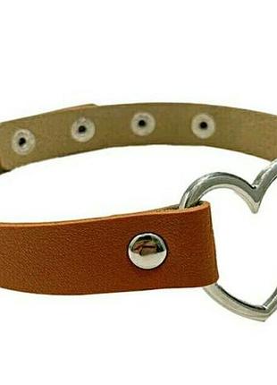 Чокер з сердечком 9