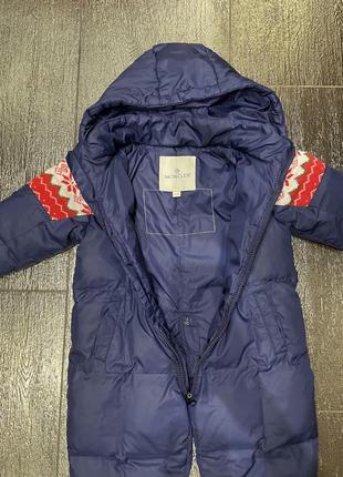 Комбинезон зимний moncler, пух, 18-24мис. жилетка next4 фото