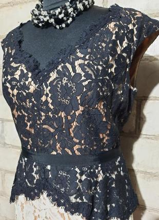 Великолепное кружевное платье миди по фигуре кружева eliza j