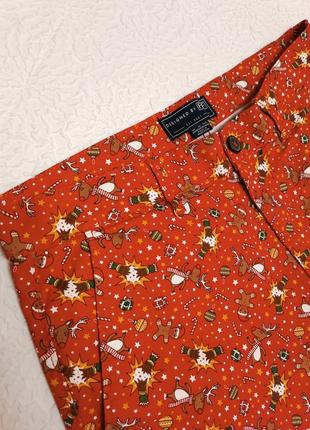 Брюки штани новорічні f&f 34/30