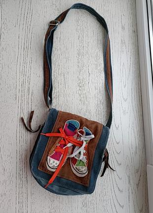 Женская, джинсовая сумка