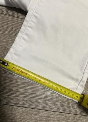 🕊️ нові білі прямі джинси 14/хл8 фото