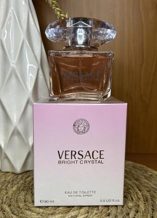 Парфуми versace - bright crystal 90 мл.💗 парфуми, духи, туалетна вода, спрей, тестер, пробнік