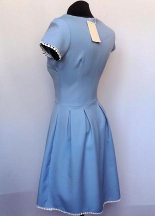 Суперціна. стильне плаття, світло-блакитне. нове, р. 42-465 фото
