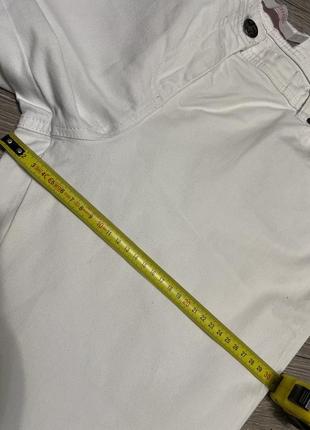 🤍белые удлиненные джинсовые шорты cropp 16/xxl7 фото