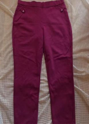 Яркие трикотажные брюки цвета фуксии bonmarche