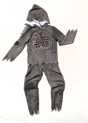 Зомбі монст нечисть  9-10 років костюм карнавальний як новий