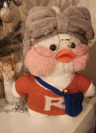Плюшевая игрушка lalafanfan cafe mimi duck 30 см