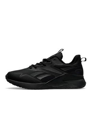 Теплые мужские черные кроссовки на флисе в стиле reebok 🆕 зимние кроссовки рибок