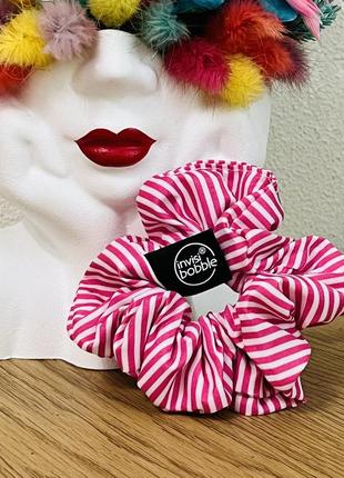 Оригінал резинка браслет для волосся, рожева в смужку invisibobble sprunchie stripes up