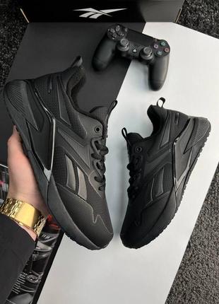 Чоловічі кросівки reebok nano x2 fleece all black