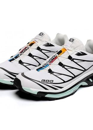 Чоловічі кросівки salomon xt-6 adv white black blue