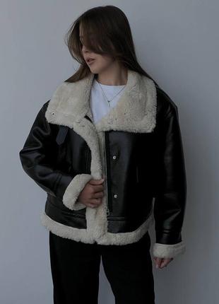 Жіноча стильна дублянка2 фото