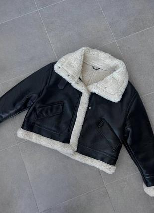 Жіноча стильна дублянка6 фото