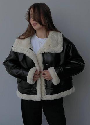 Жіноча стильна дублянка