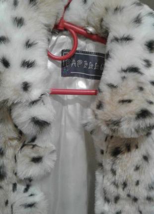 Шуба papillon# эко мех# снежный барс3 фото