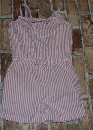 Ромпер летний комбинезон девочке 4 - 5 лет
