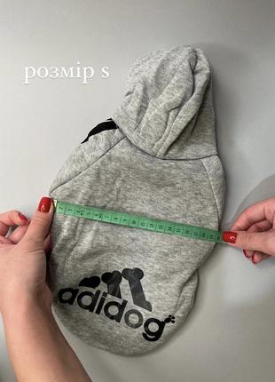 Толстовка для котів adidog. в началості xs;s.7 фото