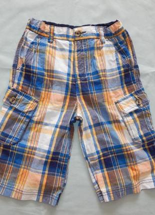 Шорти вклетку модніе на хлопчика 11-12 років 146-152см