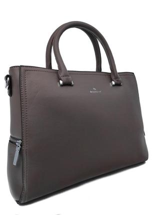 Деловая женская коричневая сумка 4n-0032