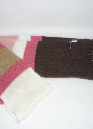 Длинный разноцветный объемный шарф divided от h&amp;m2 фото