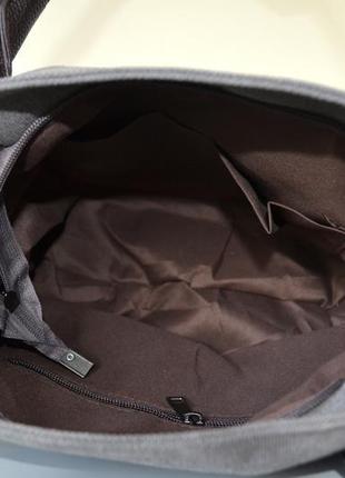 Зручна жіноча полотняна сумка8 фото