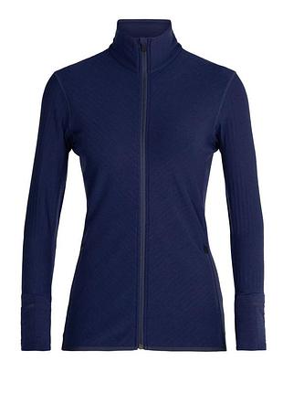 Термокофта з довгим рукавом на замку меріно шерсть мерино