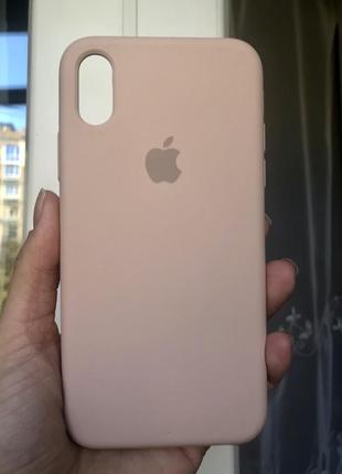 Чехол silicone case iphone x/xs