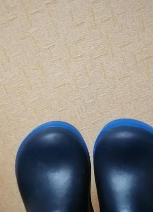 Черевики демiсезоннi crocs crocband ii.5 gust boot boots kids navy / bright cobalt7 фото