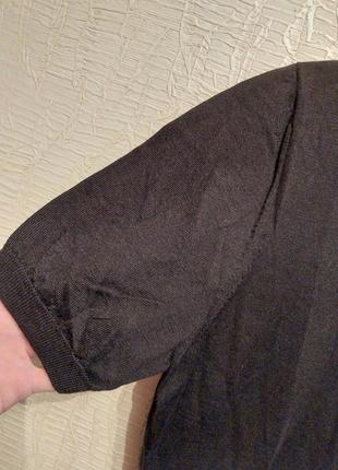 Премиальная люксовая шёлковая шерстяная кофточка футболка escada в составе шерсть и шёлк2 фото