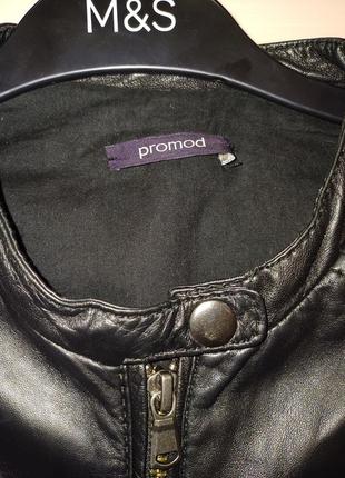 Куртка шкіряна жіноча promod франція3 фото