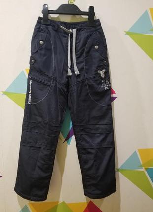 Зимние штаны на флисе 6-7 лет.