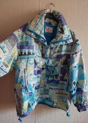 Шикарная винтажная зимняя лыжная куртка оверсайз9 фото