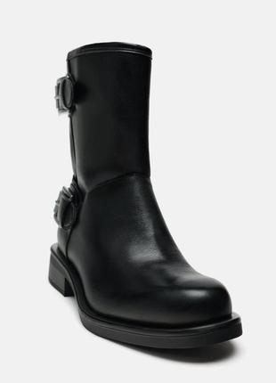 Zara  чоботи жіночі демісезонні5 фото