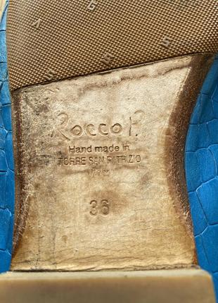Туфли rocco p синие кожаные10 фото