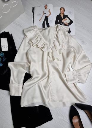 Блуза с воланами cos1 фото