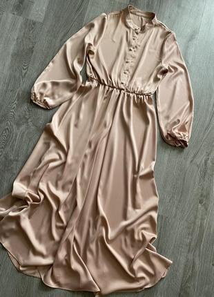 Гарна святкова вечірня сукня сорочка міді максі3 фото